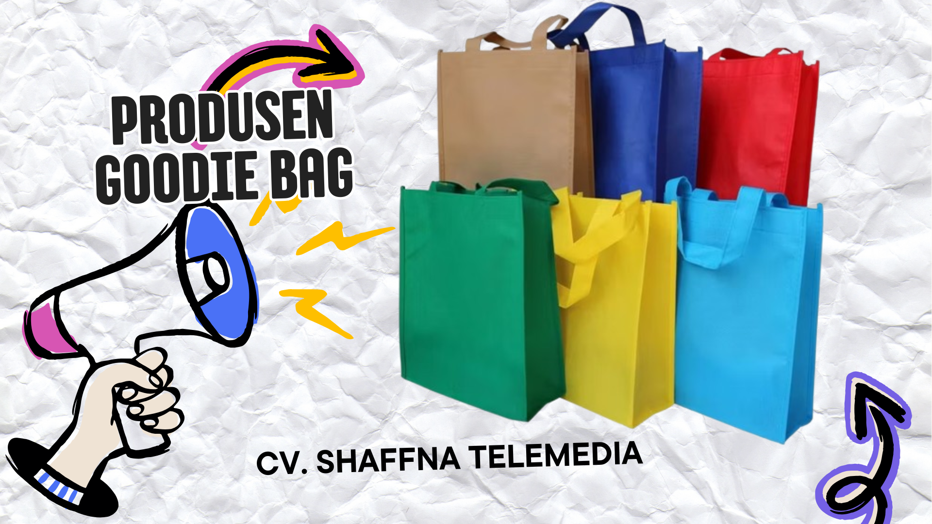 produsen goodie bag jakarta sablon polos harga murah